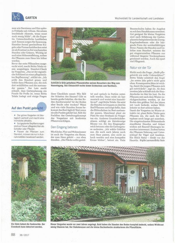 Bericht im Wochenblatt, Ausgabe 38/ 2017, Teil 2